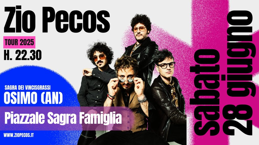 zio pecos osimo sagra dei vincisgrassi musica live eventi marche concerto